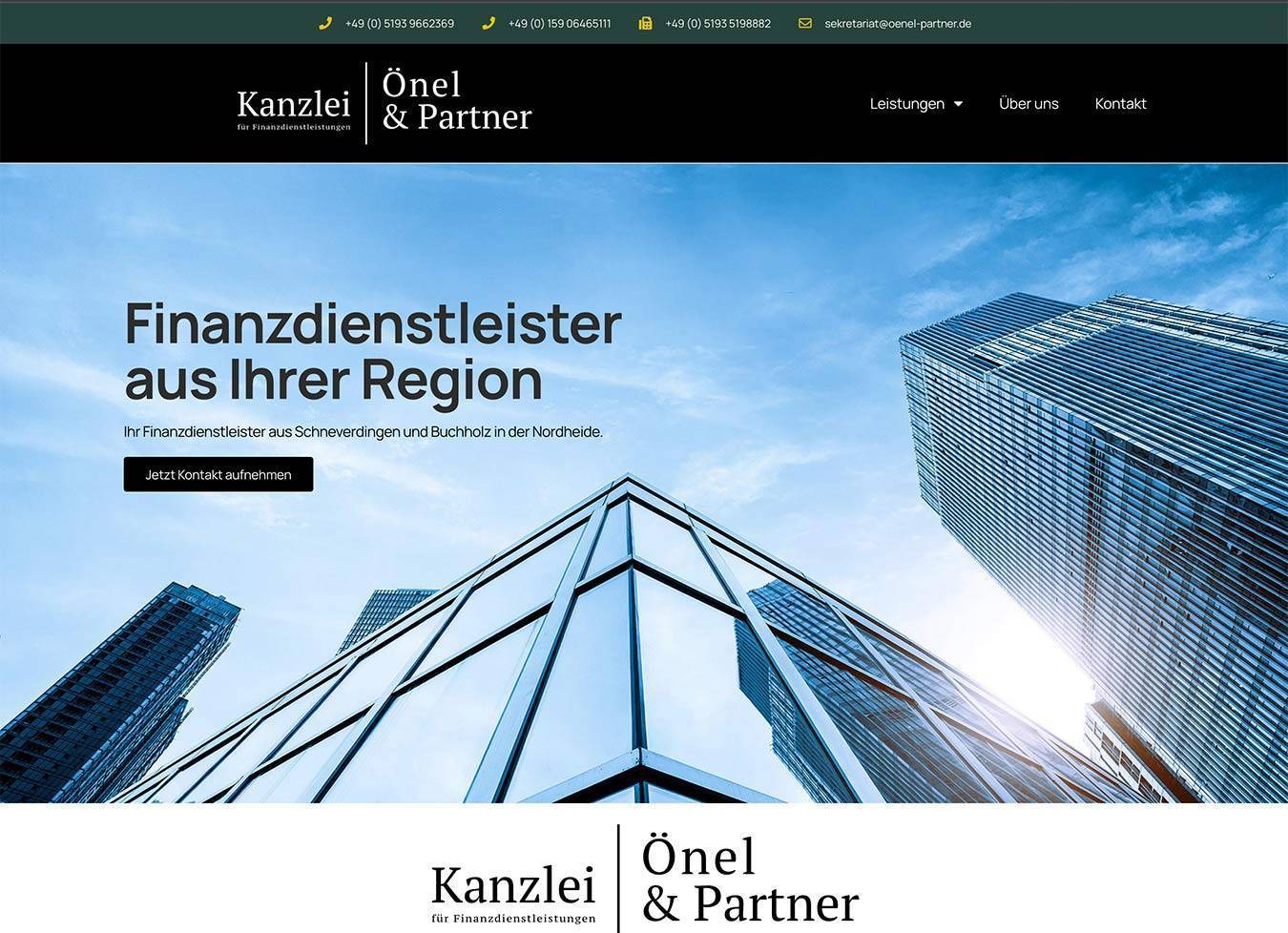 Kanzlei Önel & Partner Webseite